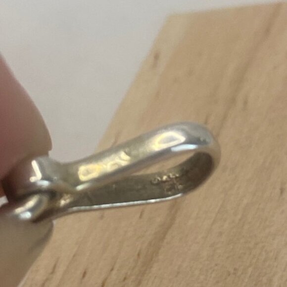 Vintage Sterling silver large link Necklace 19 Inch - Picture 5 of 10